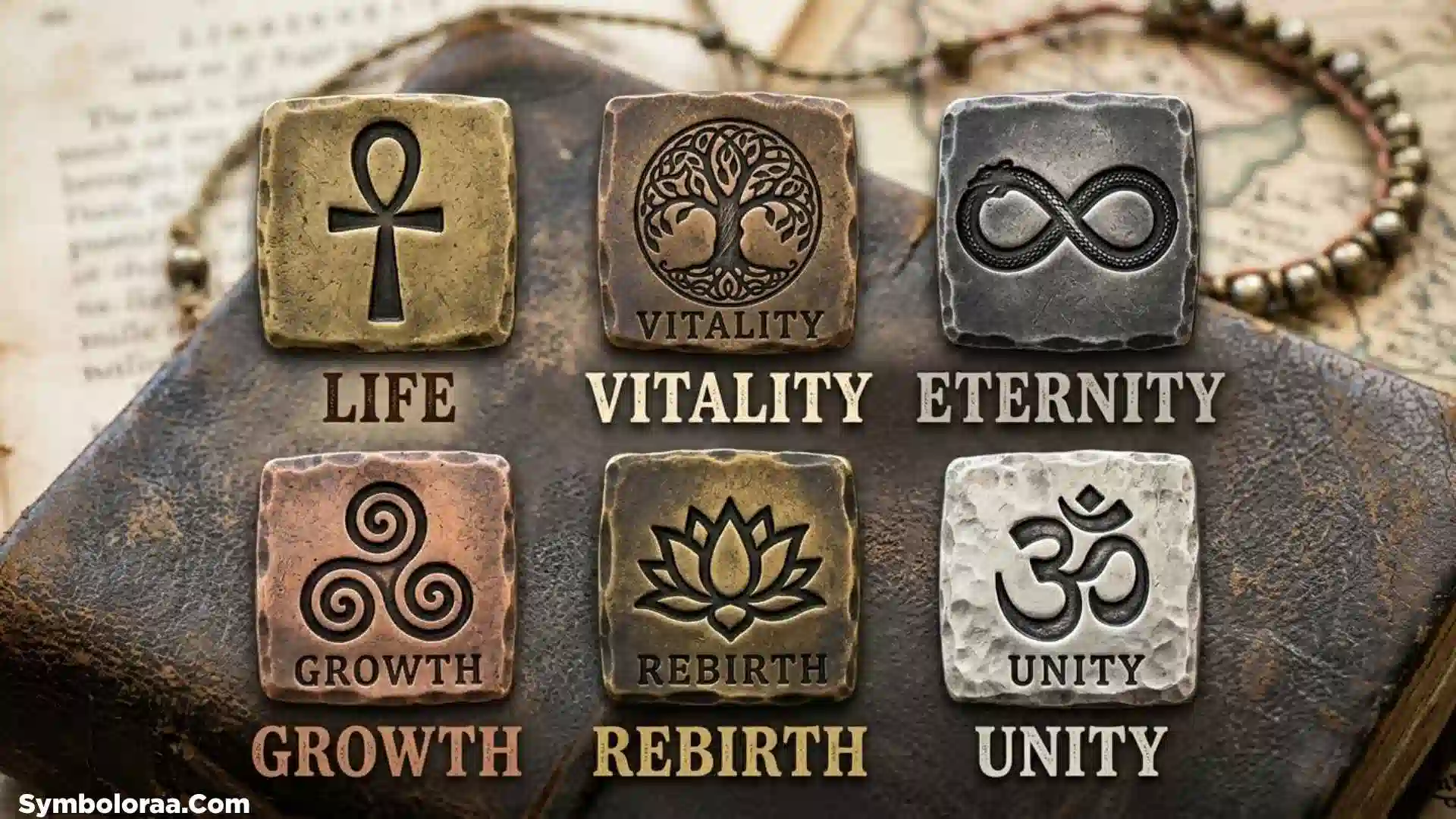 Antique Symbols Stamped on Jewelry