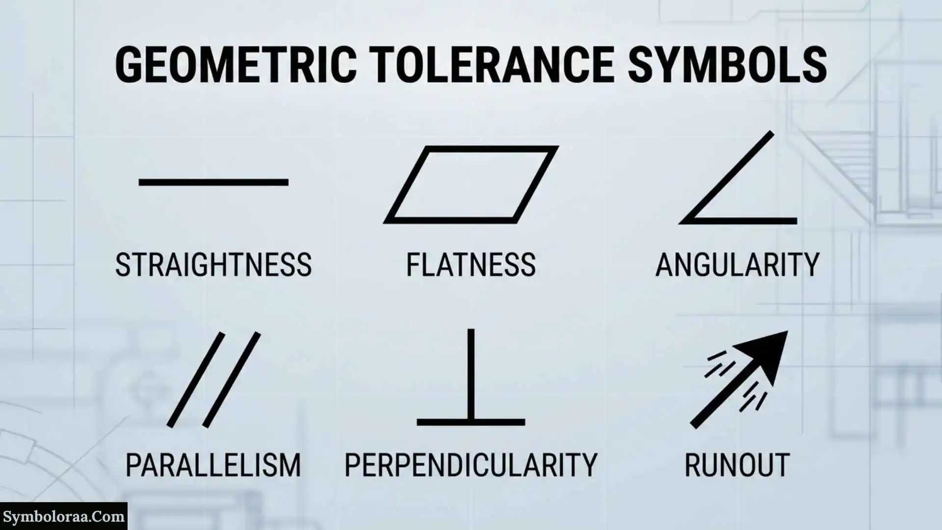 Geometric Tolerance Symbols