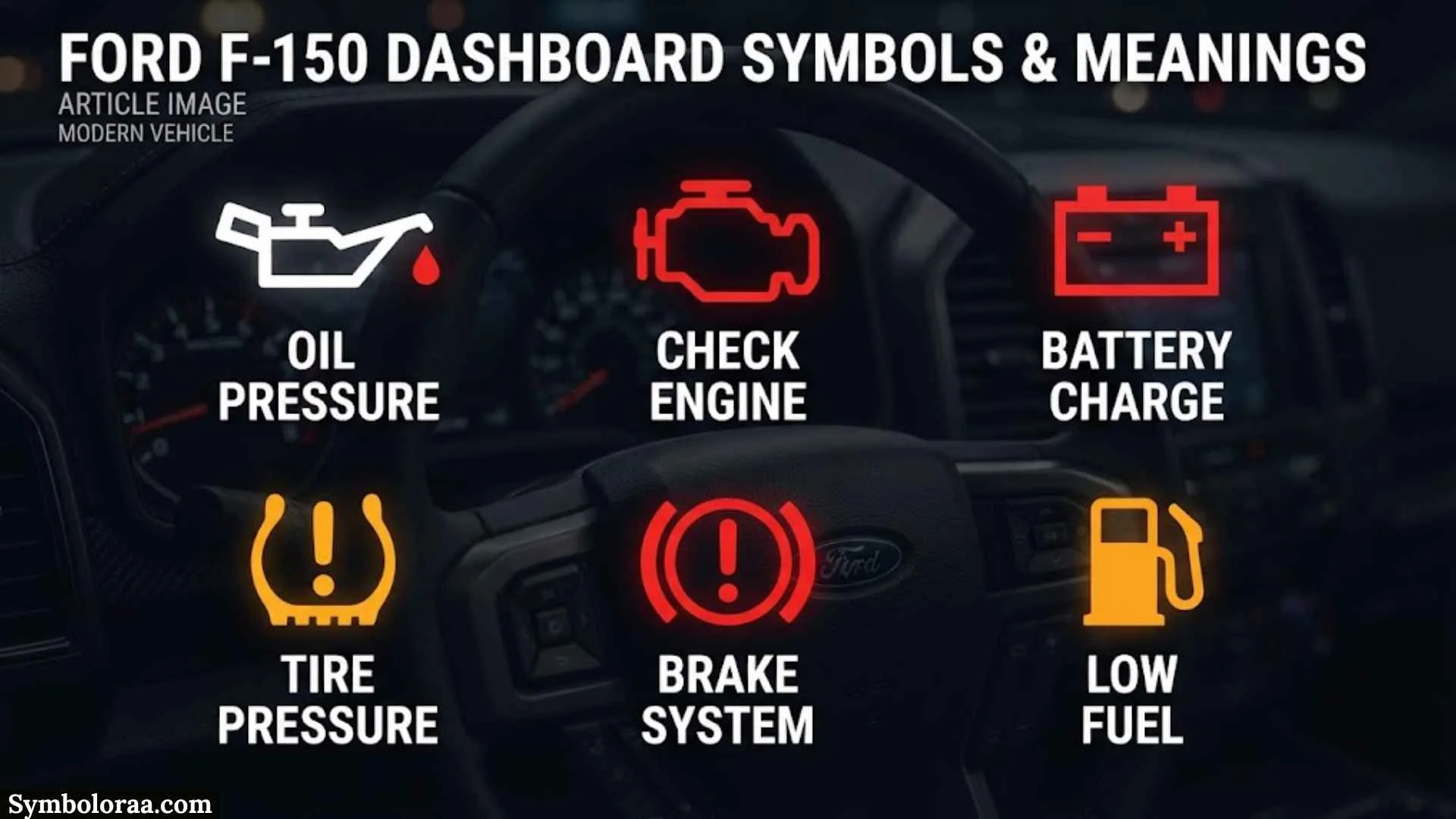 Ford F-150 Dashboard Symbols and Meanings