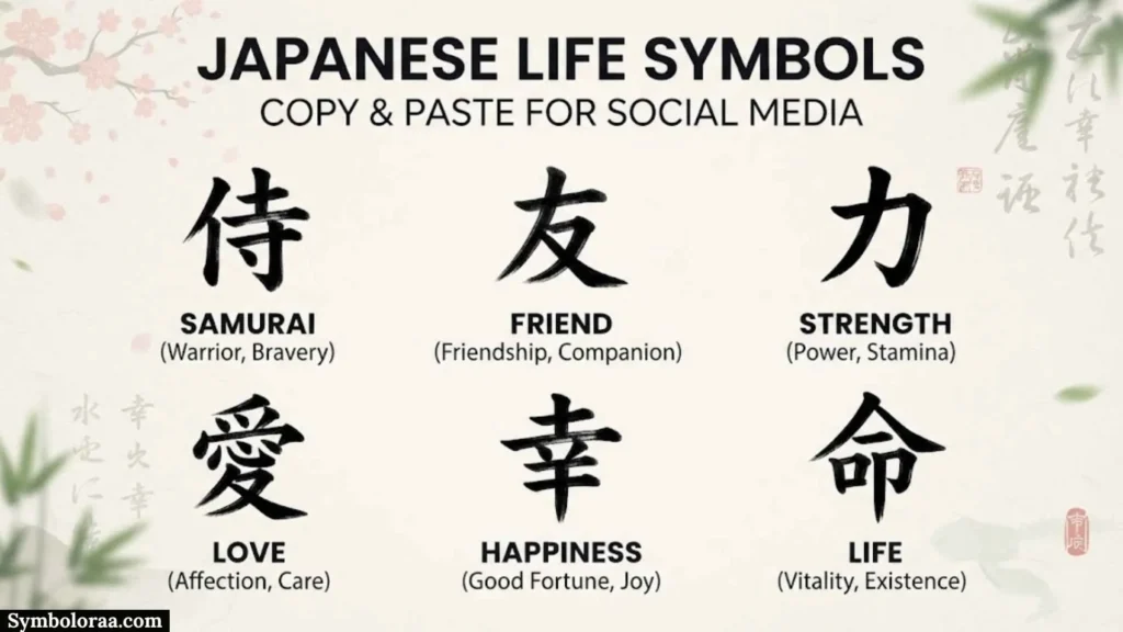 Japanese Symbols Copy and Paste