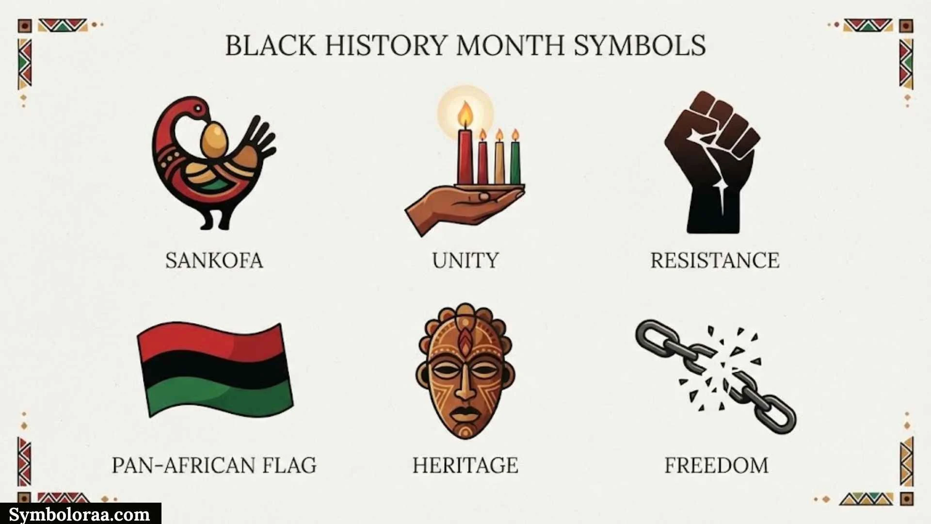 Black History Month Symbols